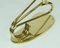 Curved Brass Three-Light Candleholder, 1950s, Image 6