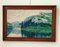 Berthe Du Bois-Favre, Paysage lac et montagne visage, Oil on Canvas, Framed 2