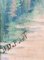 Berthe Du Bois-Favre, Paysage lac et montagne visage, Oil on Canvas, Framed, Image 3