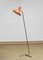 Dutch Grasshopper Floor Lamp in Orange by J.J.M. Hoogervorst for Anvia, 1960 1