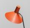 Dutch Grasshopper Floor Lamp in Orange by J.J.M. Hoogervorst for Anvia, 1960 6