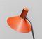 Lampada da terra Grasshopper arancione di JJM Hoogervorst per Anvia, Olanda, 1960, Immagine 6