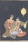 Lámina japonesa enmarcada que representa una serenata romántica, principios del siglo XX, Imagen 2