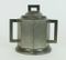 Vintage Art Deco Octagonal Pewter Tin with Lid 1