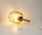 Danish Mid-Century Glass & Brass Pendant Lamp from Vitrika, 1960s 3