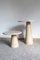 Italian Tables in Travertine by Angelo Mangiarotti, 1970s, Set of 2 1