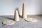 Italian Tables in Travertine by Angelo Mangiarotti, 1970s, Set of 2 3