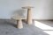 Italian Tables in Travertine by Angelo Mangiarotti, 1970s, Set of 2 11