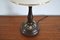 Lampada da tavolo Art Nouveau in ottone e legno, Immagine 6