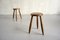 French Tripod Stools, 1950, Set of 2 5