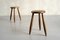 French Tripod Stools, 1950, Set of 2, Image 1