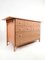 Pink Chest of Drawers in Bamboo and Leather by Italo Gasparucci, 1970s 1