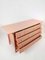 Pink Chest of Drawers in Bamboo and Leather by Italo Gasparucci, 1970s, Image 11