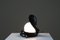 Cobra Table Lamp in Black Ceramic, France, 1980s 13