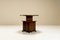 Amsterdam School Side Table in Solid Oak with Coromandel, the Netherlands, 1920s, Image 2