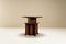 Amsterdam School Side Table in Solid Oak with Coromandel, the Netherlands, 1920s, Image 3