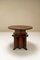 Amsterdam School Side Table in Solid Oak with Coromandel, the Netherlands, 1920s, Image 4