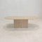 Table Basse Ovale en Travertin, Italie, 1980s 11