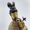 Cloisonné Bronze Statuette von Geisha, 1980er 5