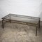 Vintage Rectangular French Brass and Glass Coffee Table, 1960s 3