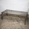 Vintage Rectangular French Brass and Glass Coffee Table, 1960s, Image 3