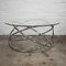 Vintage Italian Space Age Glass and Chrome Spiral Base Coffee Table, 1970s, Image 9