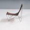 Bachelor Sling Chair aus Braunem Leder von Verner Panton, 1950er 3