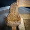 Antique Church Chair with Thatched Seat, 1800s 10