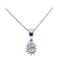 18 Karat White Gold Pendant Necklace 1