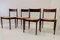 Vintage Yugoslavian Dining Chairs in Wood and Rattan, 1980s, Set of 4 4