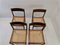 Vintage Yugoslavian Dining Chairs in Wood and Rattan, 1980s, Set of 4, Image 3