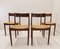 Vintage Yugoslavian Dining Chairs in Wood and Rattan, 1980s, Set of 4 1