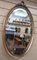 Mid-Century Oval Mirror in Gold Gilt Frame, 1970s 7