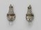 Vintage Hot Air Balloon Wall Sconces with Glass Pendants, 1950s, Set of 2, Image 1