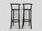 Tabourets de Bar avec Dossier en Bois Noir de Baumann France, 1960s, Set de 2 5