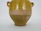 French Little Glazed Yellow Confit Jar, 1890s, Image 3