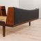 Letto queen-size in teak e canna di Hans Wegner, anni '60, Immagine 9