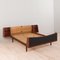 Queen Size Bed in Teak and Cane by Hans Wegner, 1960s, Image 1