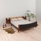 Queen Size Bed in Teak and Cane by Hans Wegner, 1960s, Image 2