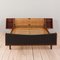 Queen Size Bed in Teak and Cane by Hans Wegner, 1960s 4