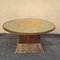20th Century Art Deco Wooden Coffee Table and Chosen Glass, 1930s 1