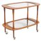 Mid-Century Service Cart in Teak & Glass by Cesare Lacca for Cassina, 1950s, Image 1