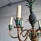 Brass Chandelier with Pineapple and Foliage Details, 1970s 4