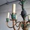 Brass Chandelier with Pineapple and Foliage Details, 1970s, Image 4