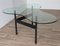 Asymmetrical Metal and Glass Tripod Coffee Table, 1970s, Image 5