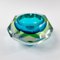 Italian Submerged Diamond-Shaped Bowl in Murano Glass by Flavio Poli for Alessandro Mandruzzato, 1960s 4