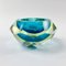 Italian Submerged Diamond-Shaped Bowl in Murano Glass by Flavio Poli for Alessandro Mandruzzato, 1960s 2