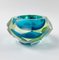 Italian Submerged Diamond-Shaped Bowl in Murano Glass by Flavio Poli for Alessandro Mandruzzato, 1960s 1