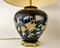 Lámparas de mesa vintage de bronce y porcelana, Francia, años 80. Juego de 2, Imagen 5