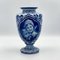 Antike deutsche blaue Fayence Vasen von Delft Bonnie, 1890er, 3er Set 5